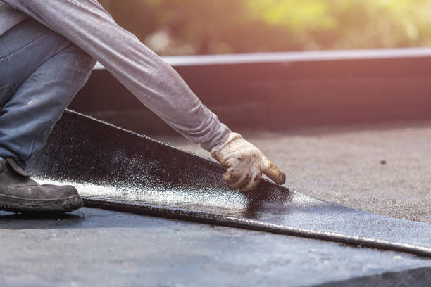 Professional Waterproofing technician working in Milford Center, OH